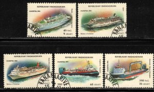 Malagasy Rep. #1248-54 ~ Short Set 5 of 7 ~ Ships ~ CTO, NH  (1994)