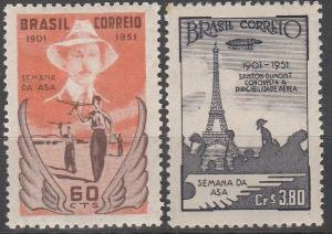 Brazil  #713-4  F-VF Unused CV $3.60  (K1368)