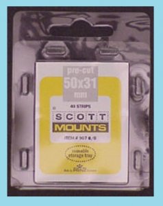 Scott Mounts Clear 50/31, (pkg 40)(00907C)