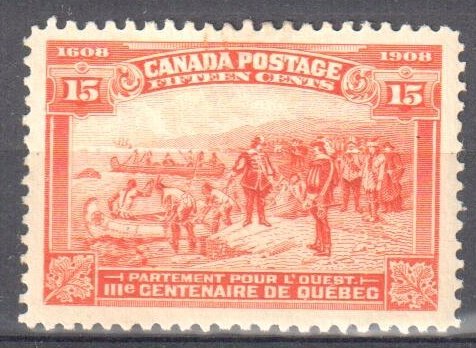 Canada #102 Mint F-VF OG LH C$275.00