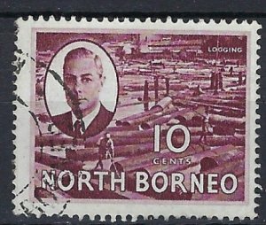 North Borneo 250 Used 1950 issue (an8296)