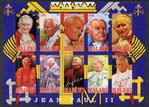 MALAWI - 2012 - Pope John Paul II #1 - Perf 10v Sheet - MNH - Private Issue