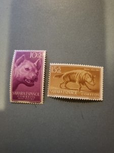 Stamps Spanish Sahara Scott #B43-4 never hinged