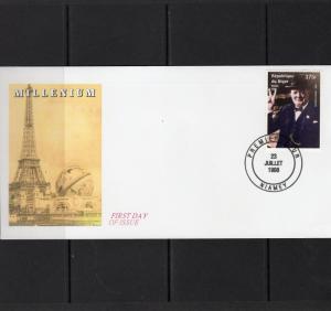 Niger 1998 Events 20th.Century Sir Winston Churchill  Set (1) FDC perforated