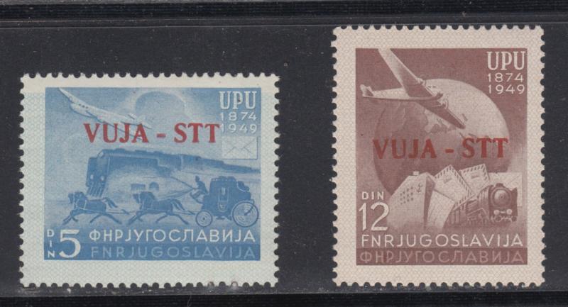 Yugoslavia -Trieste B    #15-16  mnh   cat $21.00