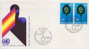 United Nations Geneva, First Day Cover, Medical