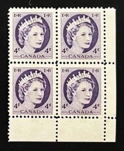 Canada 340p Corner LR F-VF MNH