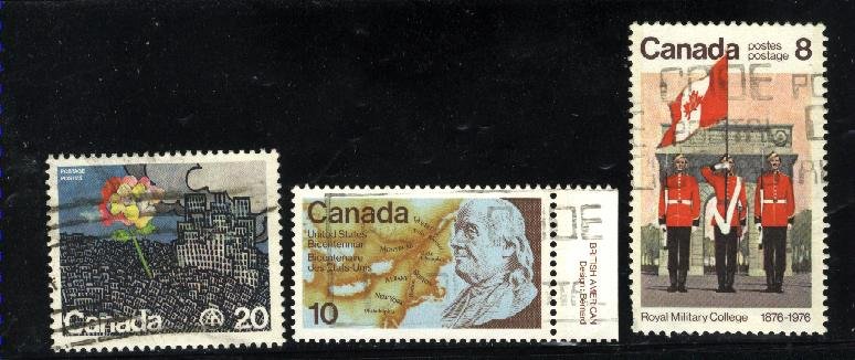 Can #690-92   used VF 1976 PD