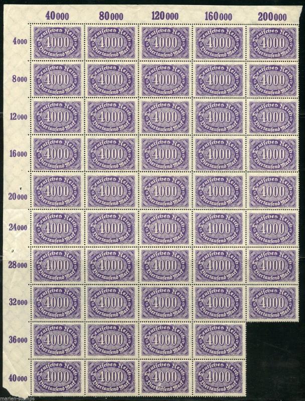 GERMANY DEUTSCHES REICH SC#207  LOT OF 48  READ DESCRIPTION