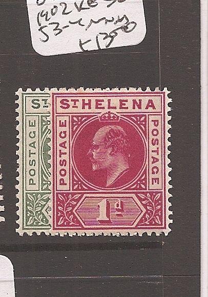 St Helena 1902 KE SG 53-4 MOG (2caw)