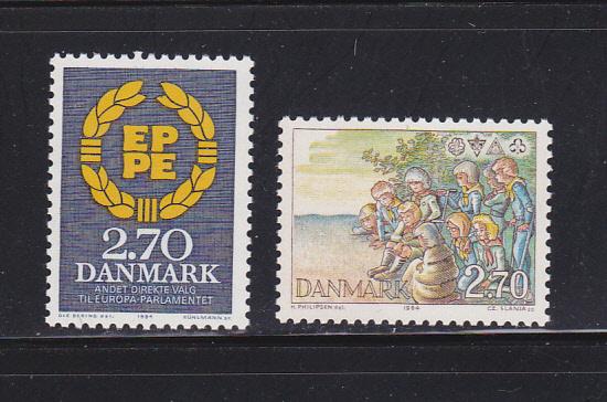 Denmark 753-754 Set MNH Various