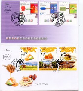 ISRAEL SELECTION OF 23 DIFFERENT 2009 OFFICIAL FIRST DAY COVERS