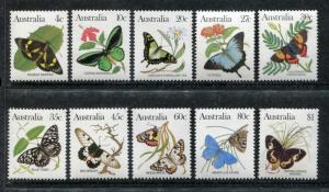 Australia 872-880, MNH, Insects Butterflies 1986. x23810
