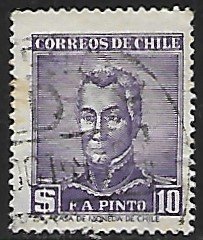 Chile # 295 - Francisco Pinto - used - [BRN7]
