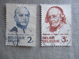 Belgium, Scott# 580-581, used