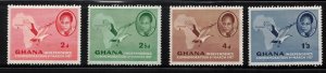 GHANA - Scott # 1-4 MH - Independence Issue