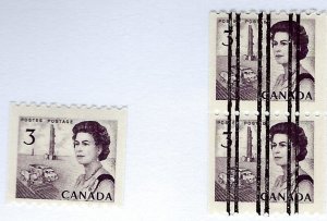 Canada SC#466 Mint & Precancel pair VF....Worth a Close Look!