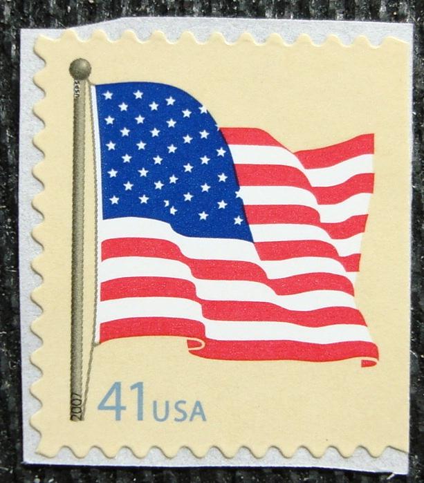 US #4191 MNH Booklet Single, American Flag, SCV $.85 