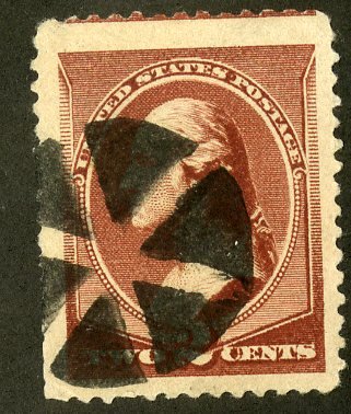 US 210 USED FANCY CANCEL BIN $6.00