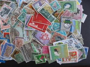 ASIA colossal mixture (duplicates, mixed cond) of 250 old new large, & small