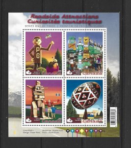 CANADA - 2009 ROADSIDE ATTRACTIONS - SERIES 1 SOUVENIR SHEET - SCOTT 2335 - MNH