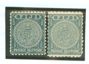 Fiji #53/53d Unused Single