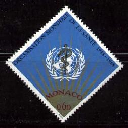 WHO, World Health Organization 20th Anniv, Monaco SC#709 MNH