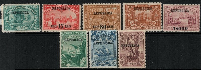 Portugal 1911 SC 199-206 Mint SCV $120.00 Set