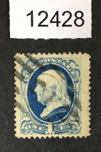 MOMEN: US STAMPS # 182 VF/XF JUMBO SUPP. CANCEL USED LOT #12428