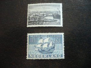 Stamps - Netherlands - Scott# 202-203 - Mint Hinged Set of 2 Stamps