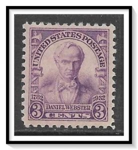 US #725 Daniel Webster MNH