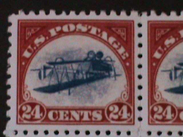 ​UNITED STATES-1918 SC# C3 ERROR-REPRINT-CURTISS JENNY-CENTER INVERTED -BLOCK