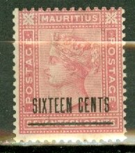 JH: Mauritius 79 mint CV $115