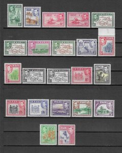 FIJI 1938/55 SG 249/266b MNH Cat £275