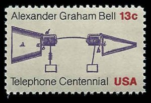 PCBstamps   US #1683 13c Telephone Centennial, MNH, (10)