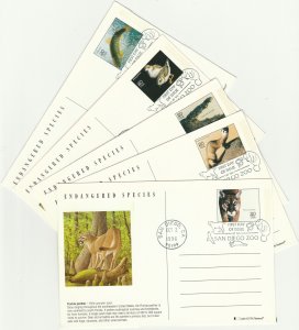 Scott# UX264-278 Fleetwood FDC Picture Postal Cards