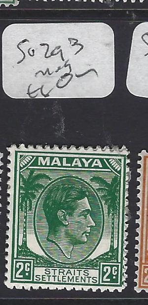 MALAYA STRAITS SETTLEMENTS (PP0510B)  KGVI  2C  SG 293      MOG