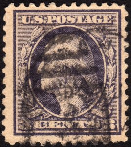 1918 US, 3c, Used, George Washington, Sc 529