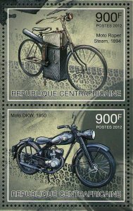 Motorcycles Stamp Moto DKW Moto Roper Steam BSA NSU Sportmax S/S MNH #3832-3835