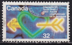 Canada 1045 UN International Youth Year 32¢ 1985