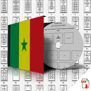 SENEGAL STAMP ALBUM PAGES 1887-2011 (260 PDF digital pages)