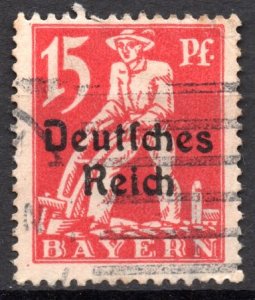 [AC] Bayern Germany 1920 Sc #258 Mi 121 *USED*