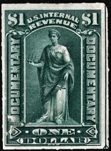 R173 $1.00 Commerce Documentary (1898) Used*