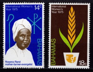 Bahamas 1975 International Women’s Year, Set [Mint]