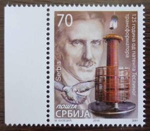 2016 NIKOLA TESLA-SERBIA-POSTAGE STAMP (MNH)-COMPLETE SET R! yugoslavia usa J5