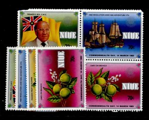 Niue #368-71a  Single (Complete Set)