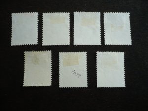 Stamps - Syria - Scott# 1069,1073-1075,1077-1079 - Used Part Set of 7 Stamps