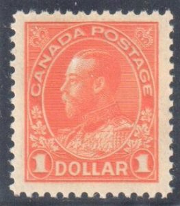 Canada #122 XF NH Admiral GEM C$390,00