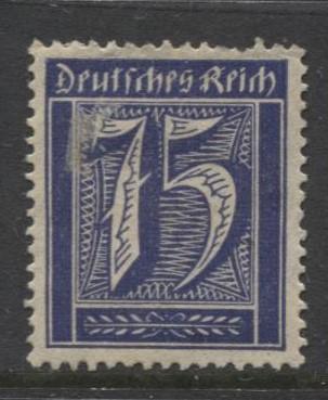 GERMANY. -Scott 170- Definitives -1921- MH - Wmk 126 - Single 75m Stamp