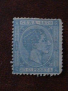 ​CUBA-1880-SCF#91-KING ALFONSO XII -MH -VF-144 YEARS OLD WE SHIP TO WORLDWIDE